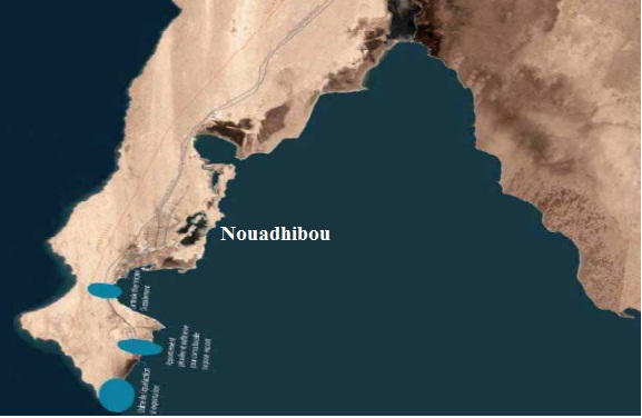 Nouadhibou Port Map